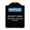 Signmission Do Not Park Personal Vehicles on Site Heavy-Gauge Aluminum Sign, 24" x 18", BS-1824-24143 A-DES-BS-1824-24143 - alternate 1